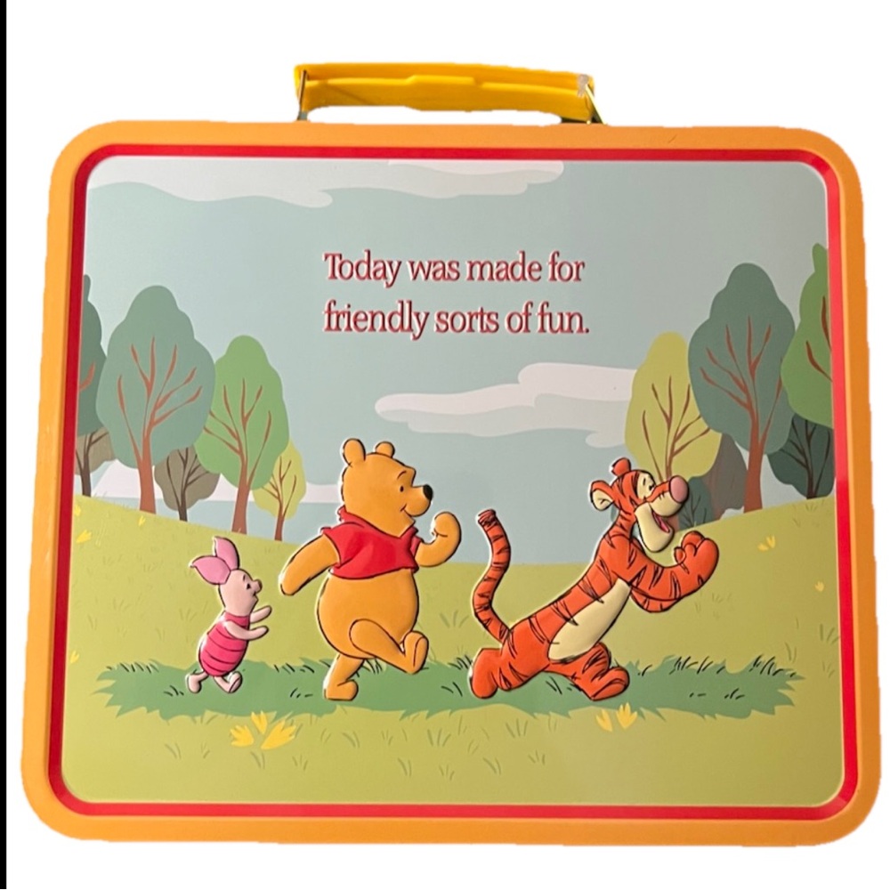 Disney Winnie the Pooh and Friends Fun Lunchbox - Yellow and Orange